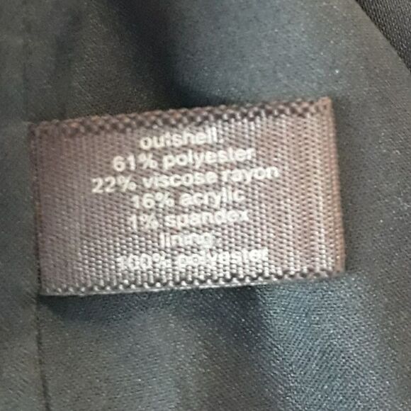 The Limited Schoolgirl Tweed Ribbon Detailing Mini Skirt Pockets Black Sz 2 - Picture 10 of 12